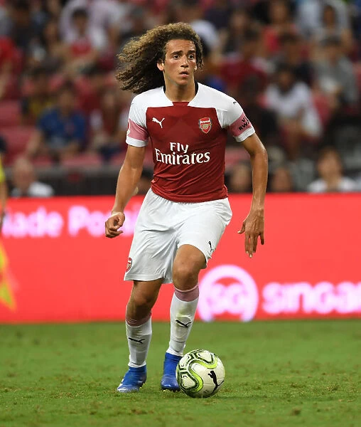 Matteo Guendouzi: In Action for Arsenal Against Atletico Madrid, International Champions Cup 2018