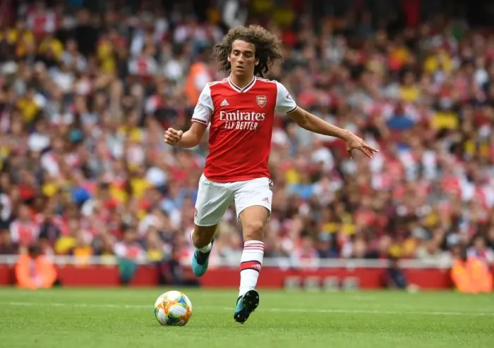 Framed Print : Matteo Guendouzi in Action: Arsenal vs. Olympique Lyonnais at Emirates Cup, 2019 Framed Print : Matteo Guendouzi in Action: Arsenal vs. Olympique Lyonnais at Emirates Cup, 2019