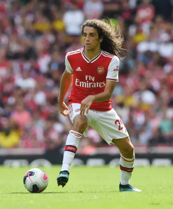 Framed Print : Matteo Guendouzi in Action: Arsenal vs. Burnley, 2019-20 Premier League