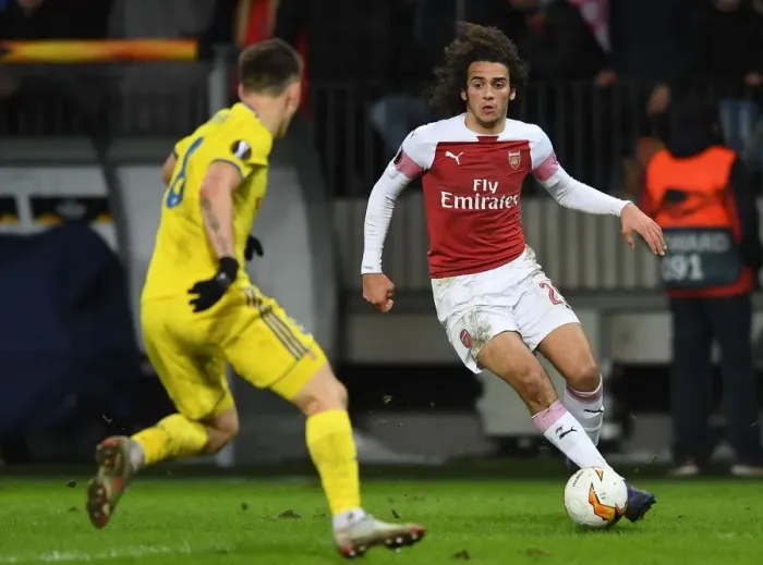Framed Print : Matteo Guendouzi in Action: Arsenal vs BATE Borisov, UEFA Europa League Round of 32 (First Leg) Framed Print : Matteo Guendouzi in Action: Arsenal vs BATE Borisov, UEFA Europa League Round of 32 (First Leg)