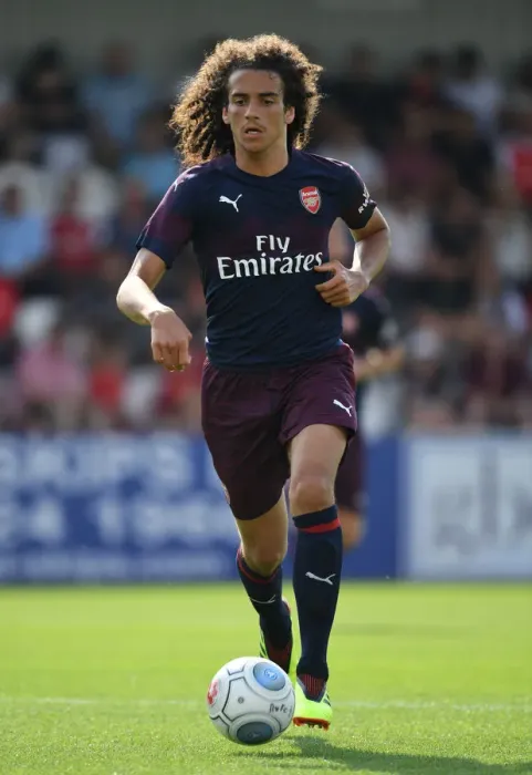 Framed Print : Matteo Guendouzi in Action: Arsenal's Pre-Season Friendly at Borehamwood, 2018