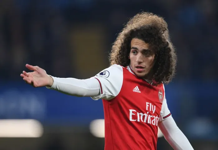 Framed Print : Matteo Guendouzi in Action: Chelsea vs. Arsenal, Premier League 2019-20