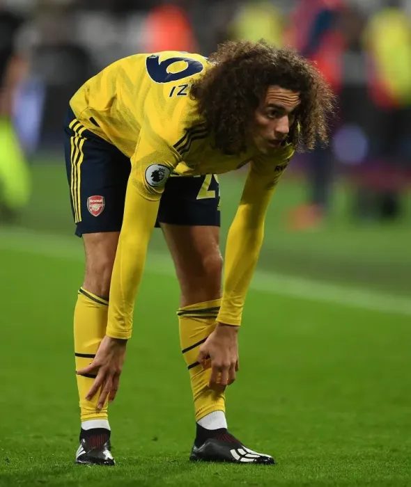 Framed Print : Matteo Guendouzi in Action: West Ham vs. Arsenal, Premier League 2019-20