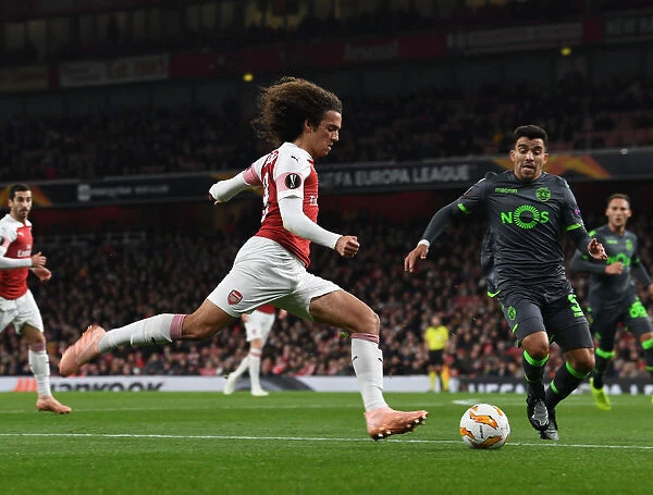 Matteo Guendouzi: Arsenal Star in Action against Sporting CP, UEFA Europa League 2018-19