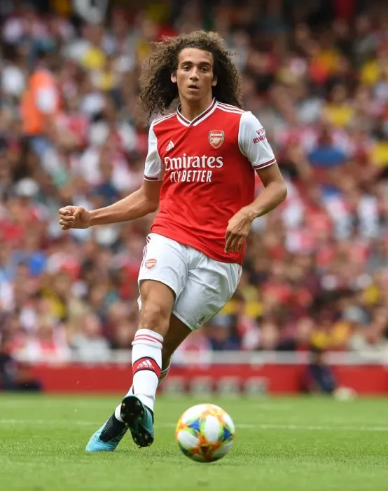 Framed Print : Matteo Guendouzi: Arsenal vs. Olympique Lyonnais - Emirates Cup 2019