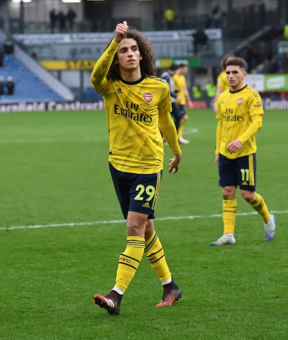 Framed Print : Matteo Guendouzi: Post-Match Reaction at Burnley vs Arsenal (2019-20)