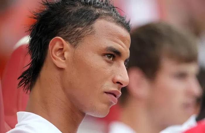 Framed Print : Maurouane Chamakh (Arsenal). Arsenal 3: 2 Celtic. Emirates Cup Pre Season