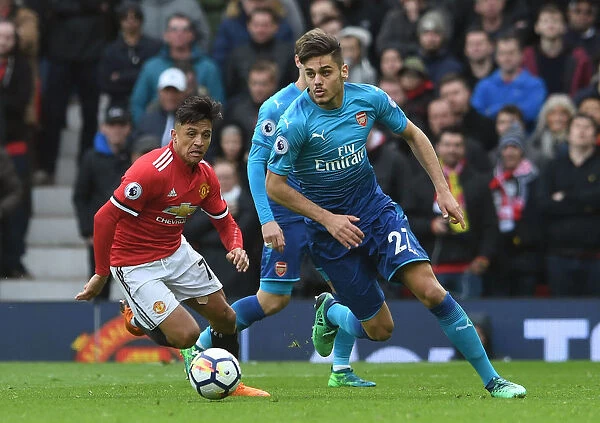 Mavropanos vs Sanchez: Intense Battle at Old Trafford - Manchester United vs Arsenal, Premier League 2017-18
