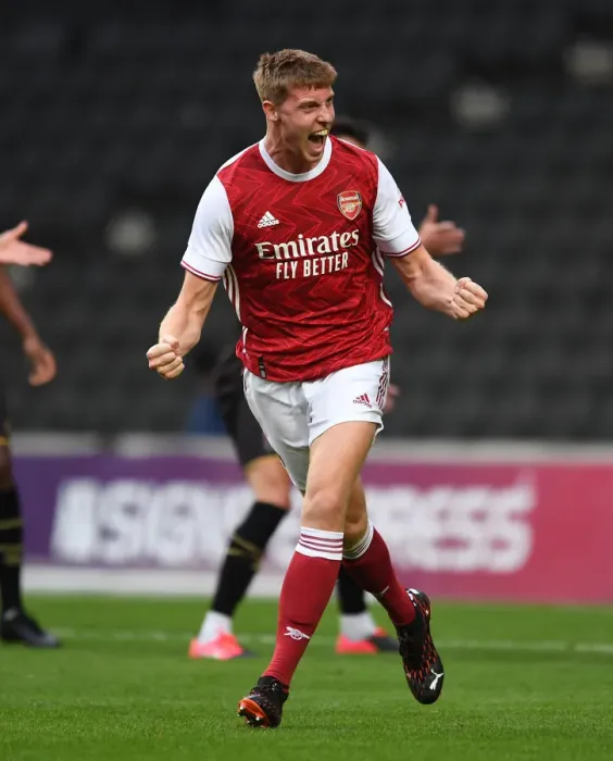 Framed Print : McGuinness Scores in Arsenal's 3-1 Pre-Season Triumph over MK Dons