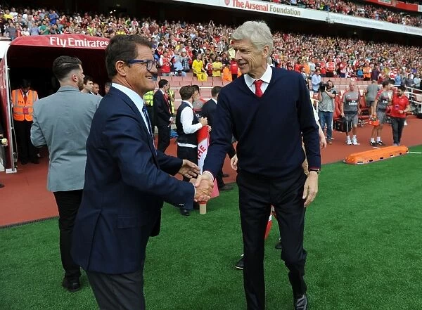 A Meeting of Football Legends: Wenger and Capello Reunite at Arsenal vs. Milan