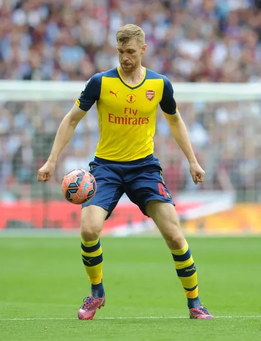 Framed Print : Per Mertesacker (Arsenal). Arsenal 4: 0 Aston Villa. FA Cup Final. Wembley Stadium, 30 / 5 / 15 Framed Print : Per Mertesacker (Arsenal). Arsenal 4: 0 Aston Villa. FA Cup Final. Wembley Stadium, 30 / 5 / 15