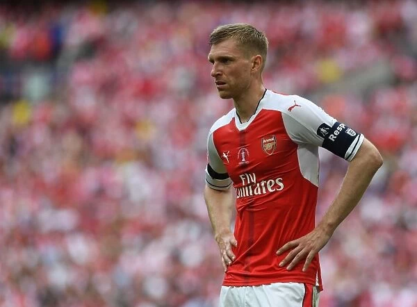 Per Mertesacker at the FA Cup Final: Arsenal's Triumph over Chelsea, London 2017