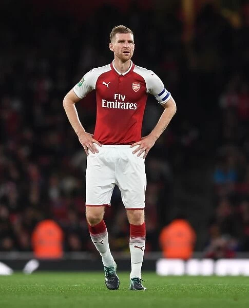 Per Mertesacker Focuses in Arsenal's Carabao Cup Clash Against Doncaster Rovers