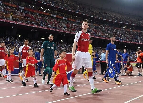 Per Mertesacker Leads Arsenal in Arsenal vs. Chelsea Pre-Season Friendly (Beijing 2017)