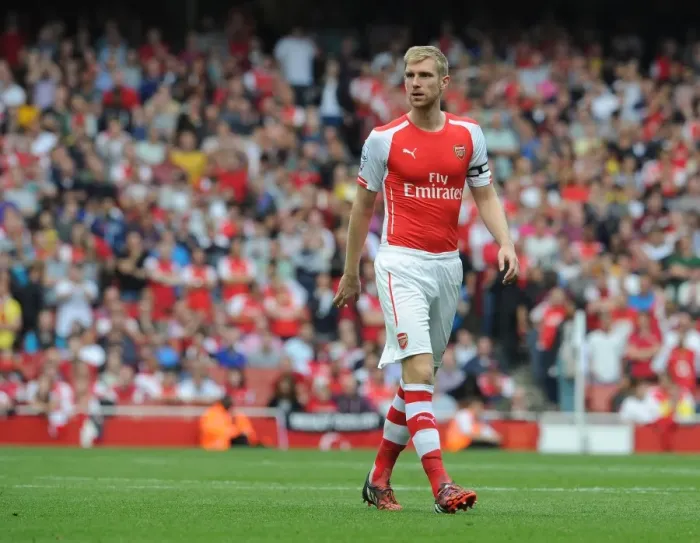 Framed Print : Per Mertesacker: Unwavering Defender in Arsenal vs. Manchester City (2014-15) Framed Print : Per Mertesacker: Unwavering Defender in Arsenal vs. Manchester City (2014-15)