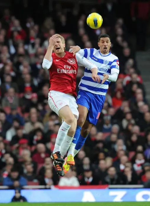 Framed Print : Per Mertesacker vs. Jay Bothroyd: Intense Clash Between Arsenal and Queens Park Rangers (2011-12) Framed Print : Per Mertesacker vs. Jay Bothroyd: Intense Clash Between Arsenal and Queens Park Rangers (2011-12)