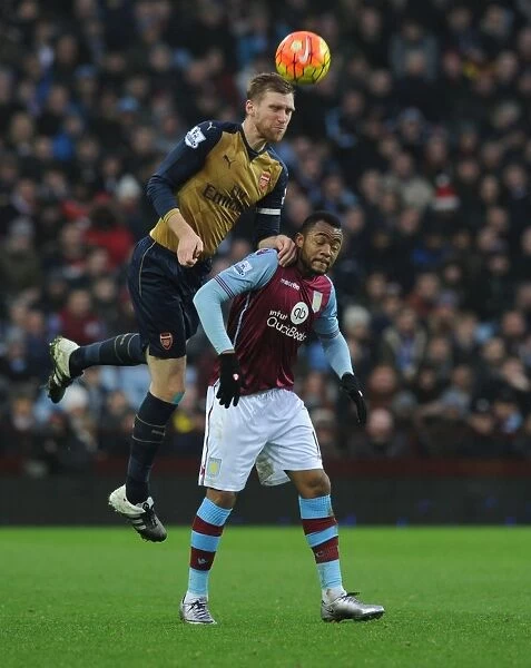 Mertesacker's Leap: Aston Villa vs. Arsenal, Premier League 2015-16