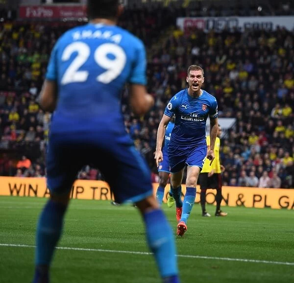 Per Mertesacker's Shocking Goal: Arsenal's Victory at Watford (2017-18)