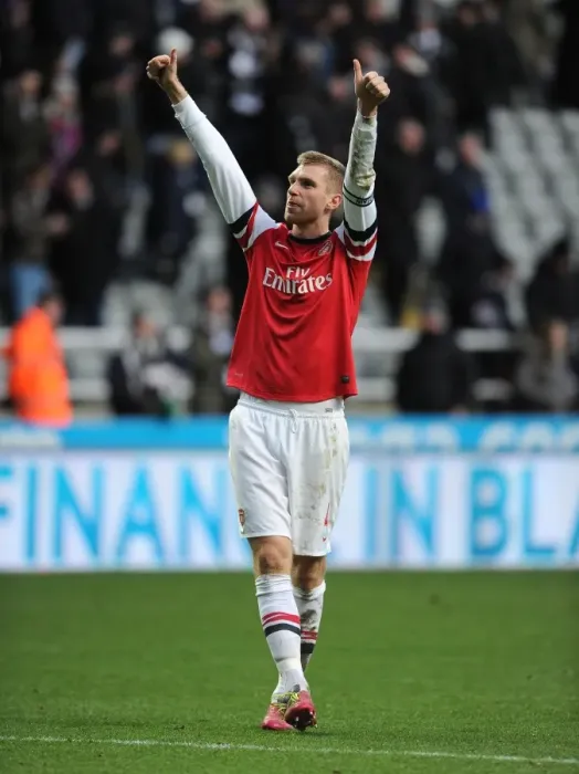 Framed Print : Per Mertesacker's Triumphant Moment: Newcastle United vs. Arsenal, Premier League 2013-14 Framed Print : Per Mertesacker's Triumphant Moment: Newcastle United vs. Arsenal, Premier League 2013-14