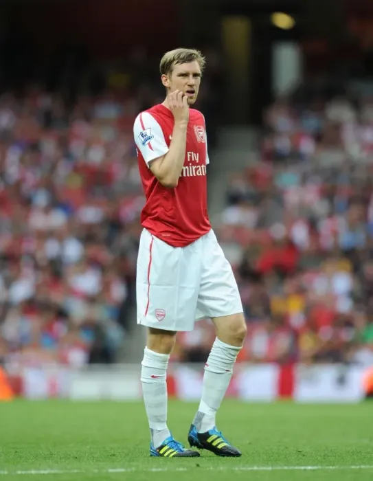 Framed Print : Mertesacker's Winning Goal: Arsenal 1-0 Swansea City, Premier League 2011-12