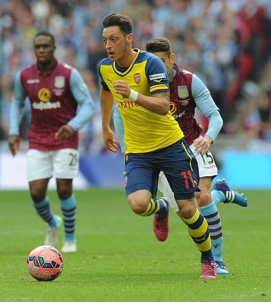 Mesut Ozil at the 2015 FA Cup Final: Arsenal vs. Aston Villa