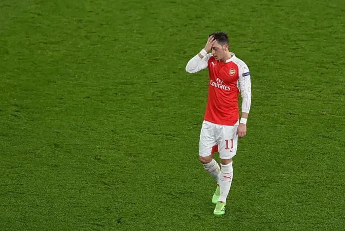 Framed Print : Mesut Ozil in Action: Arsenal vs. Barcelona, UEFA Champions League 2016 Framed Print : Mesut Ozil in Action: Arsenal vs. Barcelona, UEFA Champions League 2016