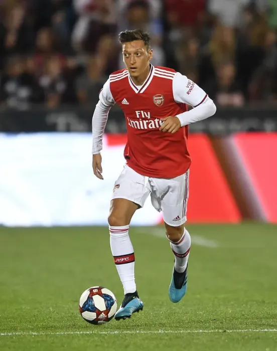 Framed Print : Mesut Ozil in Action: Arsenal vs Colorado Rapids, 2019