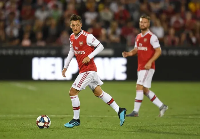 Framed Print : Mesut Ozil in Action: Arsenal vs Colorado Rapids, 2019 Framed Print : Mesut Ozil in Action: Arsenal vs Colorado Rapids, 2019
