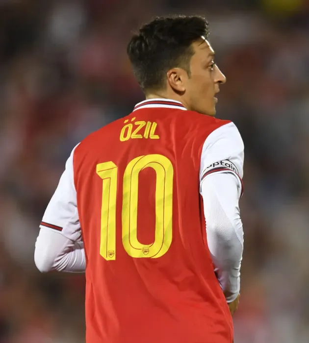 Framed Print : Mesut Ozil in Action: Arsenal vs. Colorado Rapids, 2019 Pre-Season Friendly