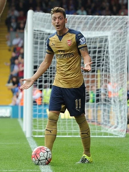 Mesut Ozil in Action: Arsenal vs. Crystal Palace, Premier League 2015-16