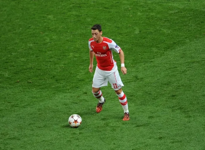 Framed Print : Mesut Ozil in Action: Arsenal vs. Galatasaray, UEFA Champions League, 2014 Framed Print : Mesut Ozil in Action: Arsenal vs. Galatasaray, UEFA Champions League, 2014