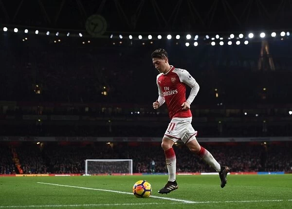 Mesut Ozil in Action: Arsenal vs. Liverpool, Premier League 2017-18