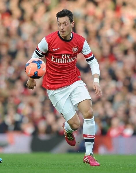 Mesut Ozil in Action: Arsenal vs. Liverpool, FA Cup 2013-14