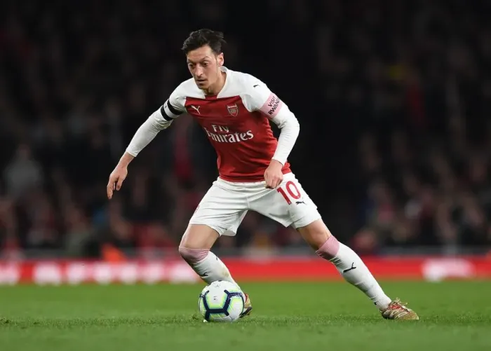Framed Print : Mesut Ozil in Action: Arsenal vs. Newcastle United, Premier League 2018-19