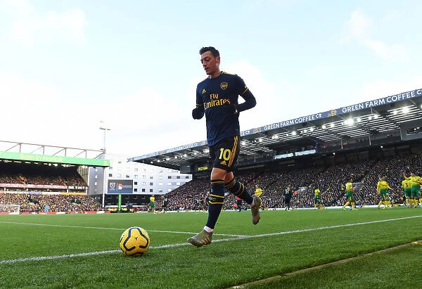 Mesut Ozil in Action: Arsenal vs. Norwich City - Premier League Clash (2019-20)