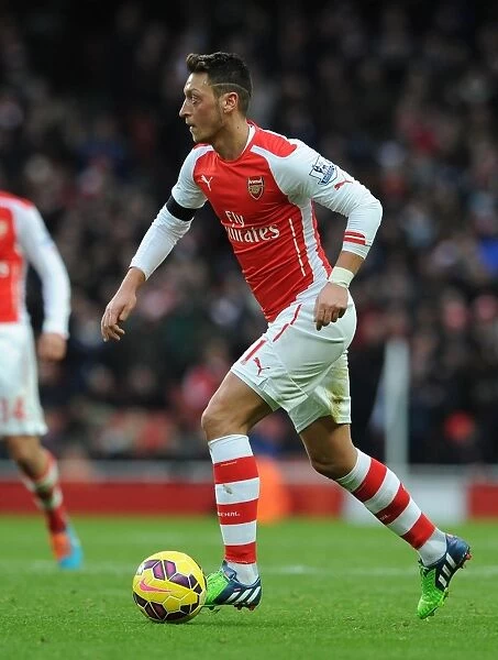 Mesut Ozil in Action: Arsenal vs Stoke City, Premier League 2014-15
