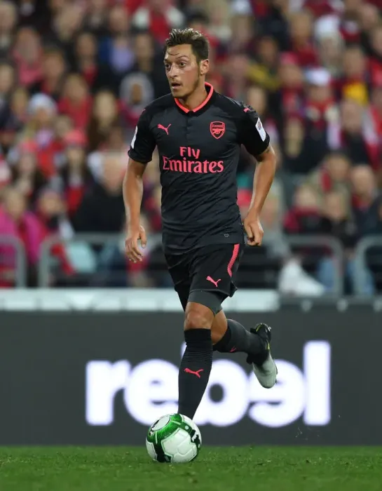 Framed Print : Mesut Ozil in Action: Sydney FC vs. Arsenal Pre-Season Friendly (2017)