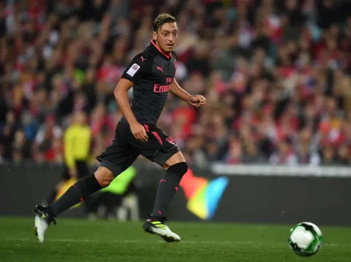 Framed Print : Mesut Ozil in Action: Sydney FC vs. Arsenal (2017) Framed Print : Mesut Ozil in Action: Sydney FC vs. Arsenal (2017)
