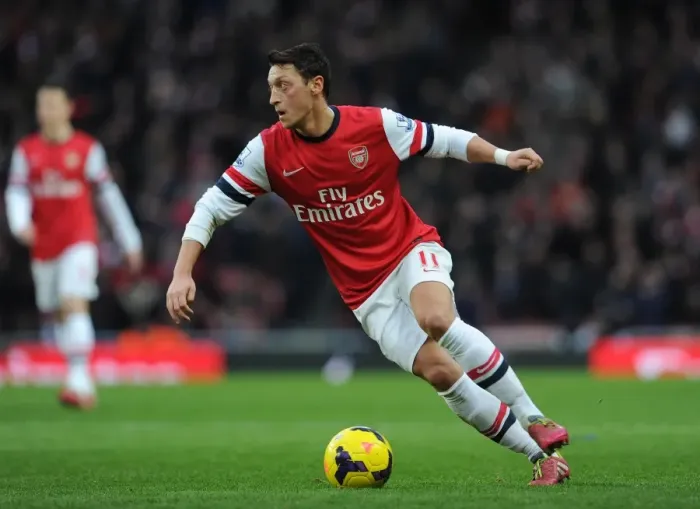 Framed Print : Mesut Ozil (Arsenal). Arsenal 2: 0 Fulham. Barclays Premier League. Emirates Stadium, 18 / 1 / 14 Framed Print : Mesut Ozil (Arsenal). Arsenal 2: 0 Fulham. Barclays Premier League. Emirates Stadium, 18 / 1 / 14