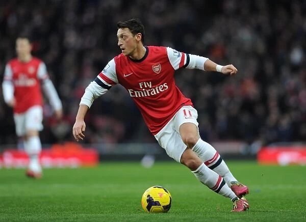 Mesut Ozil (Arsenal). Arsenal 2:0 Fulham. Barclays Premier League. Emirates Stadium, 18 / 1 / 14