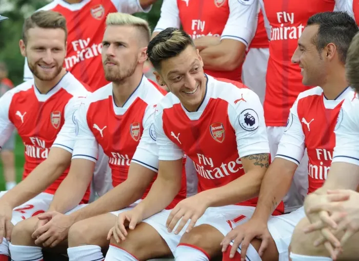 Framed Print : Mesut Ozil: Arsenal First Team Training, 2016-17 Season