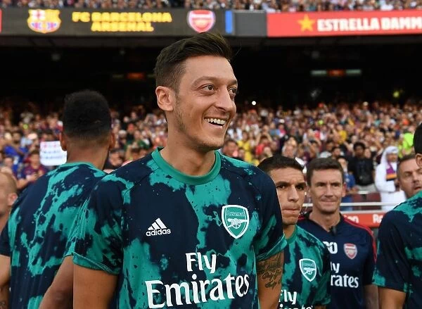 Mesut Ozil: Arsenal Star's Pre-Season Showdown Against FC Barcelona at Nou Camp, 2019