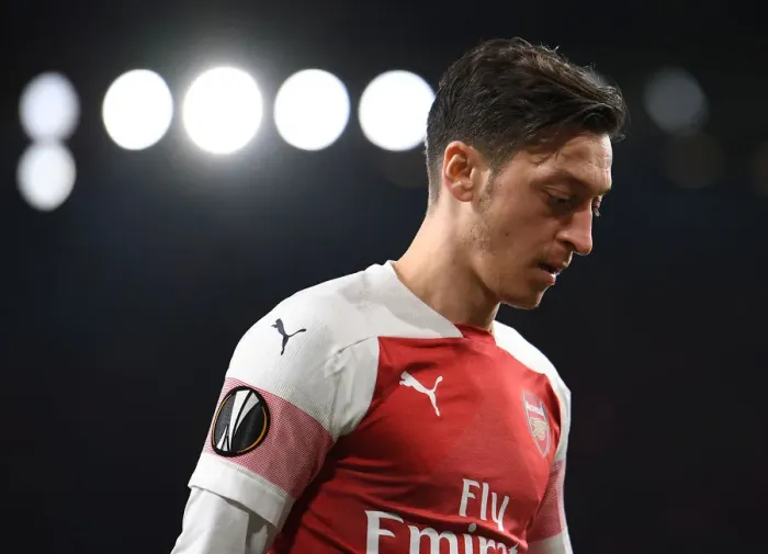 Framed Print : Mesut Ozil: Arsenal vs BATE Borisov, Europa League 2018-19