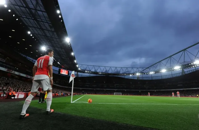 Framed Print : Mesut Ozil: Arsenal vs. Tottenham Showdown, Premier League 2015-16 Framed Print : Mesut Ozil: Arsenal vs. Tottenham Showdown, Premier League 2015-16