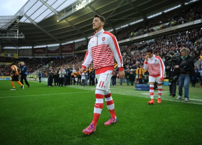 Framed Print : Mesut Ozil: Arsenal's Focus Before Hull City Clash, May 2015 Framed Print : Mesut Ozil: Arsenal's Focus Before Hull City Clash, May 2015