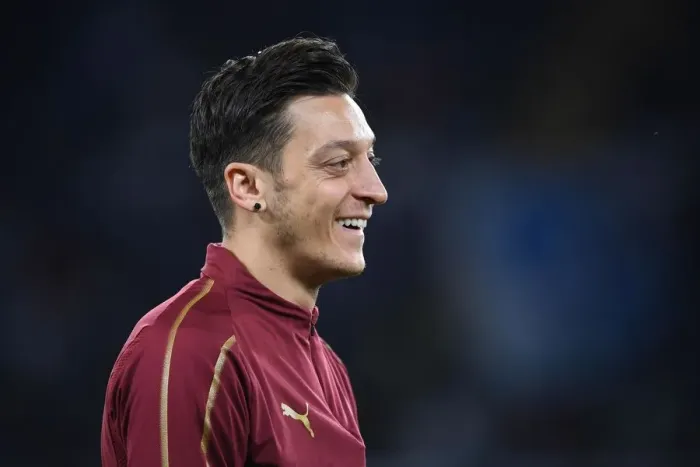 Framed Print : Mesut Ozil - Arsenal's Focus Before Napoli Showdown in Europa League Quarterfinals (2018-19) Framed Print : Mesut Ozil - Arsenal's Focus Before Napoli Showdown in Europa League Quarterfinals (2018-19)