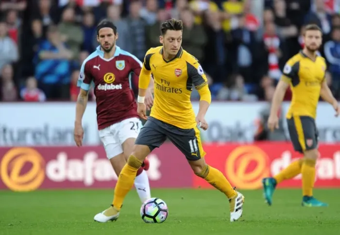 Framed Print : Mesut Ozil: Arsenal's Mastermind in Burnley Showdown, Premier League 2016-17 Framed Print : Mesut Ozil: Arsenal's Mastermind in Burnley Showdown, Premier League 2016-17