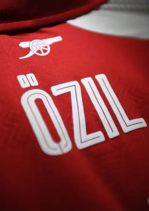 Framed Print : Mesut Ozil: Arsenal's Star Gear Up for Arsenal vs. Chelsea Pre-Season Clash in Beijing