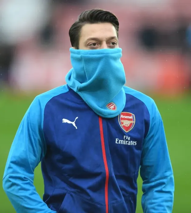 Framed Print : Mesut Ozil: Arsenal's Star Gear Up for Southampton Showdown, December 2017