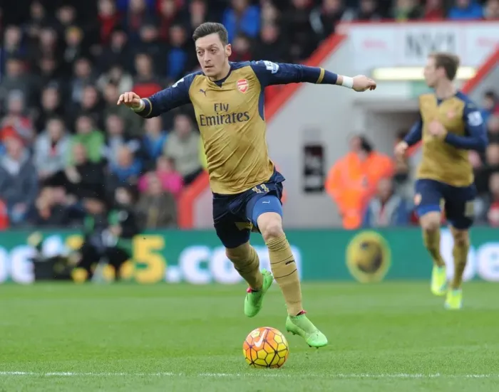 Framed Print : Mesut Ozil: Arsenal's Star Performance Against Bournemouth, Premier League 2015-16